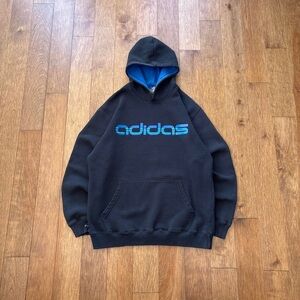 Unisex Vintage Y2K Adidas graphic hoodie, made in Canada